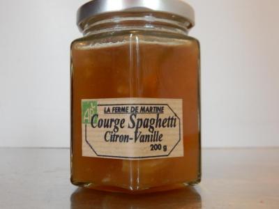 confiture de Courge spaghetti /vanille